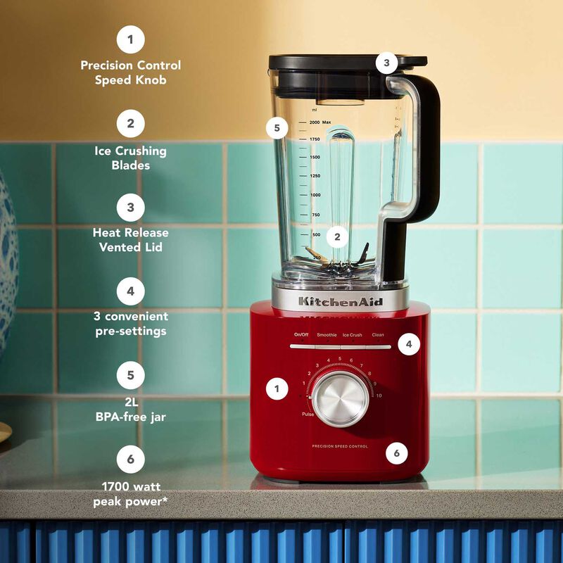 KitchenAid Pure Power Blender - Empire Red image number 2